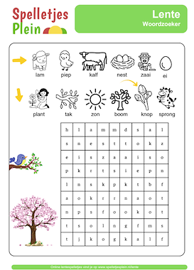 Lesmateriaal 27 woordzoekers groep 3 van auteur Yurls slide 4