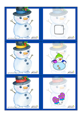 Lesmateriaal Zaklampspel winter - getalbeelden van auteur De klas van juf Laura slide 4