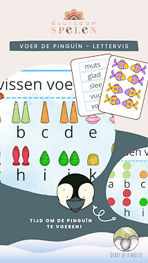 Lesmateriaal Voer de pinguïn - Loose parts & Vrij spel van auteur Peggy Wijnholds