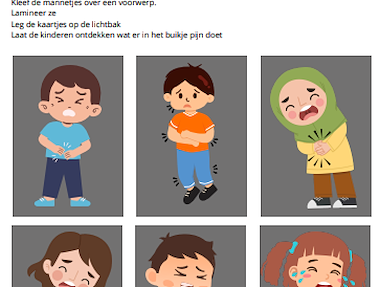 Lesmateriaal Wat doet er pijn - lichtbak  van auteur Jeti Creations slide 2