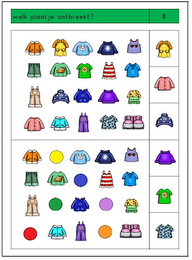 Lesmateriaal Logico  Piccolo - Primo - KLEDING van auteur Annette slide 4