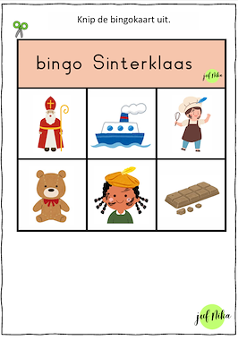 Lesmateriaal Bingo Sinterklaas van auteur Juf Nika slide 3