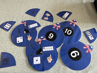 Lesmateriaal Kerstballenpuzzel  van auteur Juf_Cynthia_ slide 2