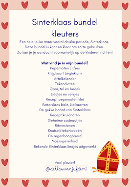 Lesmateriaal Sinterklaasbundel 2025 van auteur Deklasvanjufdemi