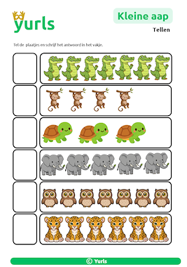 Lesmateriaal Kleine Aap Werkboekje van auteur Yurls slide 4