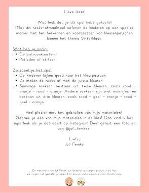 Lesmateriaal Thema Sint: Reeks afmaken van auteur Juf Femke slide 2