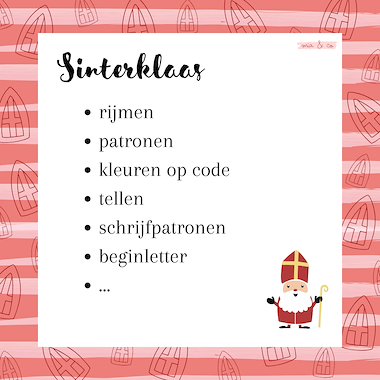 Lesmateriaal Werkboekje Sinterklaas  van auteur MiaenCo slide 3