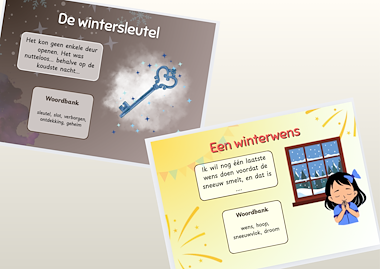 Lesmateriaal Drama/schrijven/spreken: de start van een winterverhaal  van auteur JufkeSarah slide 4