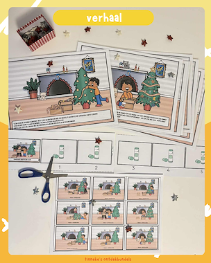 Lesmateriaal Kerstdictees + verhaal begrijpend luisteren van auteur Tinnekes ontdekbundels slide 2
