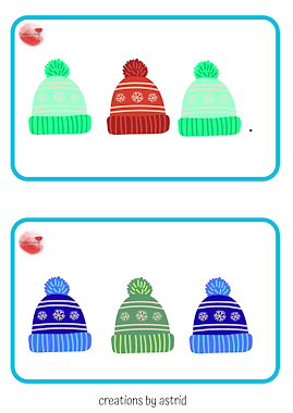 Lesmateriaal Welke sneeuwpop past er bij het patroon van auteur Creations by Astrid slide 2