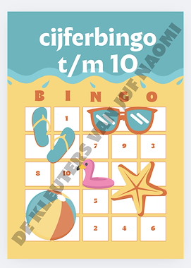 Lesmateriaal Getallenbingo t/m 10 en 20 van auteur De kleuters van juf Naomi