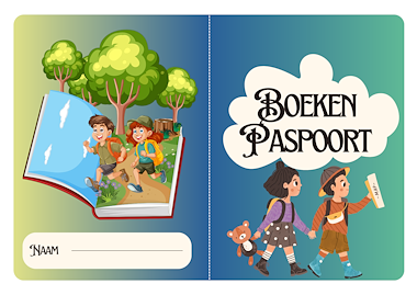 Lesmateriaal Boeken-paspoort van auteur Juf Vereen