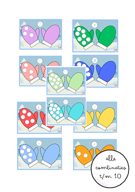 Lesmateriaal Tel en rol de sneeuwballen van auteur Van krabbel tot krul slide 2