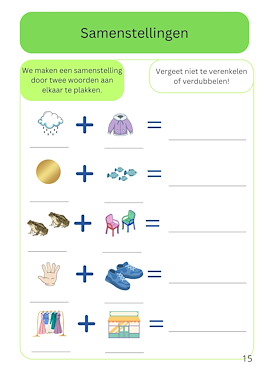 Lesmateriaal Spelling 3e leerjaar - Deel 1 van auteur Juf Chloe de mantaklas slide 3