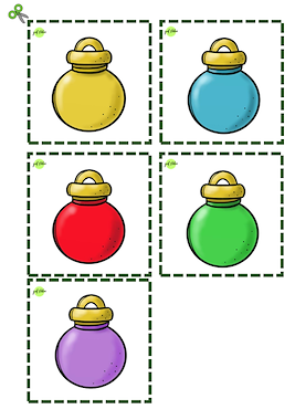 Lesmateriaal Kerstbomen matrix van auteur Juf Nika slide 2