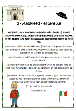 Lesmateriaal Topteamtocht - Kevin naar Italië, Griekenland en Spanje van auteur Lessen en Illustraties Elles slide 3