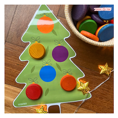 Lesmateriaal Gekleurde kerstballen  van auteur MiaenCo slide 2