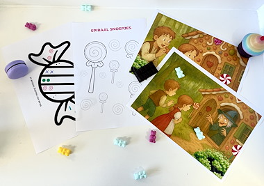 Lesmateriaal Thema Hans & Grietje  van auteur Juf_Cynthia_ slide 2