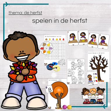 Lesmateriaal Spelen in de herfst van auteur katrotje