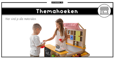 Collectie van lesmaterialen met onderwerp Themahoeken van auteur Juf Shanna