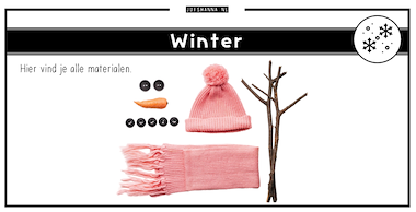 Collectie van lesmaterialen met onderwerp Winter van auteur Juf Shanna
