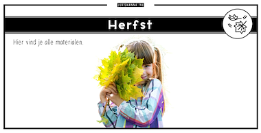 Collectie van lesmaterialen met onderwerp Herfst van auteur Juf Shanna