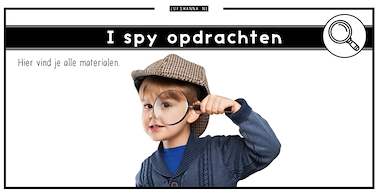 Collectie van lesmaterialen met onderwerp I Spy opdrachten van auteur Juf Shanna