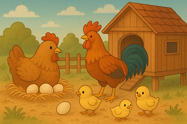 Collectie van lesmaterialen met onderwerp Kip en ei van auteur JufkeSarah