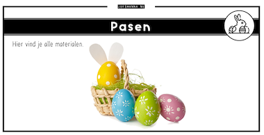 Collectie van lesmaterialen met onderwerp Pasen van auteur Juf Shanna