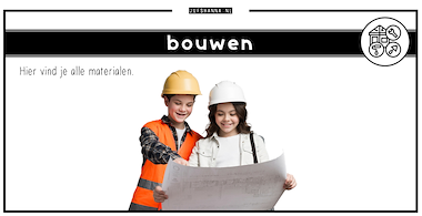 Collectie van lesmaterialen met onderwerp Bouwen collectie van auteur Juf Shanna