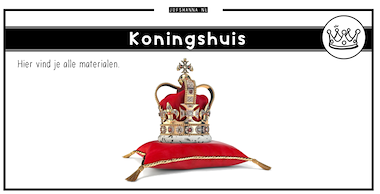 Collectie van lesmaterialen met onderwerp Koningshuis van auteur Juf Shanna
