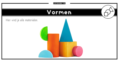 Collectie van lesmaterialen met onderwerp Vormen van auteur Juf Shanna